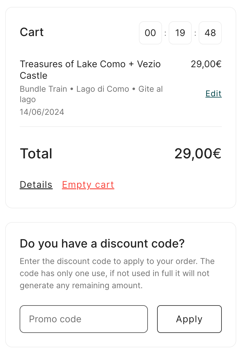 discount code